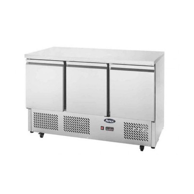 Saladette compacte professionnelle format GN1/1 3 portes - ATOSA