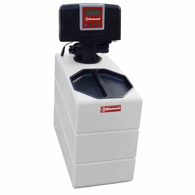 Adoucisseur d'eau chrono-volumétrique, 6 litres, monobloc