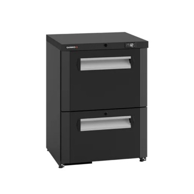 GAMKO - Arrière bar anthracite 2 tiroirs skinplate