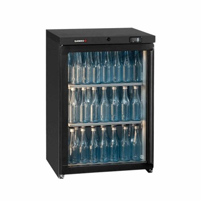 Arrière bar à boissons 1 porte vitrée 140 L charnières gauche - GAMKO