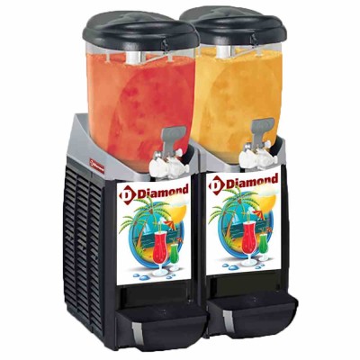 Machine distributeur de granité/granita 2 x 5.5 litres