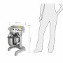 BUFFALO - Batteur planétaire 9L 550W