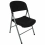 BOLERO - Chaises pliantes noires et grises
