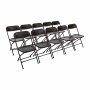 BOLERO - Chaises pliantes noires