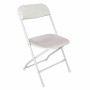 BOLERO - Chaises pliantes blanches (lot de 10)