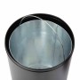 BOLERO - Poubelle dôme ouverte en acier noire 40L