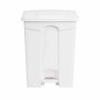 JANTEX - Poubelle de cuisine à pédale blanche 65L