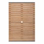 BOLERO - Table rectangulaire en acier et acacia 120 cm