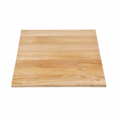 BOLERO - Plateau de table carré pré-percé coloris bois naturel 700mm