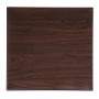 BOLERO - Plateau de table carré marron foncé 600mm