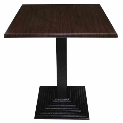 BOLERO - Plateau de table carré marron foncé 700mm