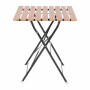 BOLERO - Table bistro carrée en imitation bois 600mm