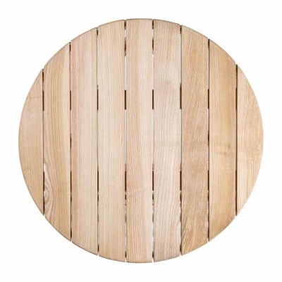 BOLERO - Table ronde en frêne et aluminium 600mm