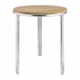 BOLERO - Table ronde en frêne et aluminium 600mm