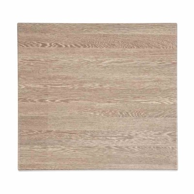 BOLERO - Plateau de table carré effet bois vieilli 700mm