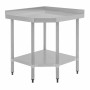 VOGUE - Table d'angle inox 600mm