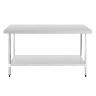 VOGUE - Table en acier inoxydable sans rebord 1500 x 700mm