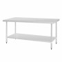 VOGUE - Table en acier inoxydable sans rebord 1800 x 700mm