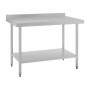 VOGUE - Table en acier inoxydable avec rebord 1200 x 700mm