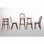 FAMEG - Chaises bistrot en bois courbé finition noyer