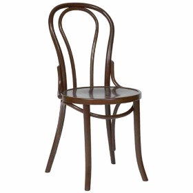 FAMEG - Chaises bistrot en bois courbé finition noyer
