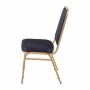 BOLERO - Chaises de banquet à dossier carré bleues