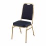 BOLERO - Chaises de banquet à dossier carré bleues