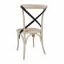 BOLERO - Chaises en chêne avec dossier croisé sable