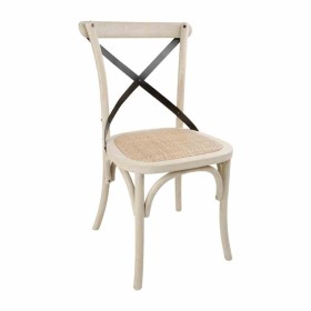 BOLERO - Chaises en chêne avec dossier croisé sable