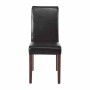 BOLERO - Chaises en simili cuir noires