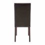 BOLERO - Chaises en simili cuir noir (lot de 2)