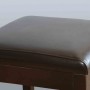 BOLERO - Tabourets de bar haut en simili cuir noirs