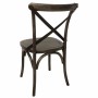 BOLERO - Chaises couleur noyer avec dossier croisé 
