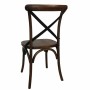 BOLERO - Chaises couleur noyer avec dossier croisé 