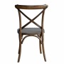 BOLERO - Chaises couleur noyer avec dossier croisé 