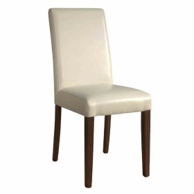 BOLERO - Chaises en simili cuir crème