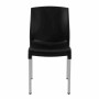 BOLERO - Chaises bistro empilables noires