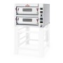 ITALFORNI - Four à pizza électrique 2 chambres 8 pizzas commandes digitales