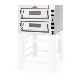 ITALFORNI - Four à pizza électrique 2 chambres 8 pizzas commandes digitales