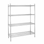 VOGUE - Etagère modulaire 4 niveaux 1525x457mm 