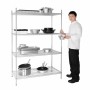 VOGUE - Étagère en kit 4 niveaux 1220 x 610mm