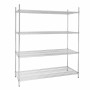 VOGUE - Étagère en kit 4 niveaux 1525 x 610mm
