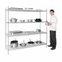 VOGUE - Étagère en kit 4 niveaux 1830 x 610 mm