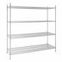 VOGUE - Étagère en kit 4 niveaux 1830 x 610mm