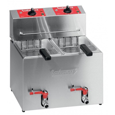 VALENTINE - Friteuse électrique de table 2 x 5 L
