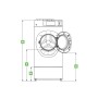 SCHULTHESS - Socle de réhausse pour w100 hauteur 330 mm