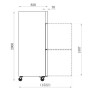 AFI - Armoire froide positive 700 L avec 2 portillons