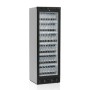 TEFCOLD - Armoire à boisson 372 L - 1 porte noire vitrée