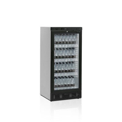 TEFCOLD - Armoire à boisson 372 L - 1 porte noire vitrée