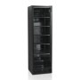 TEFCOLD - Armoire à boisson noire 387 L - 1 porte vitrée